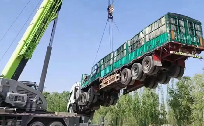 婺城区道路脱困救援案例